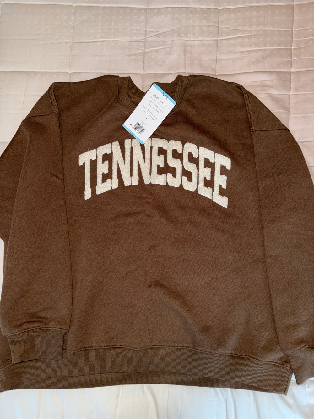 Tennessee Appliqué Crewneck Sweater - Brown